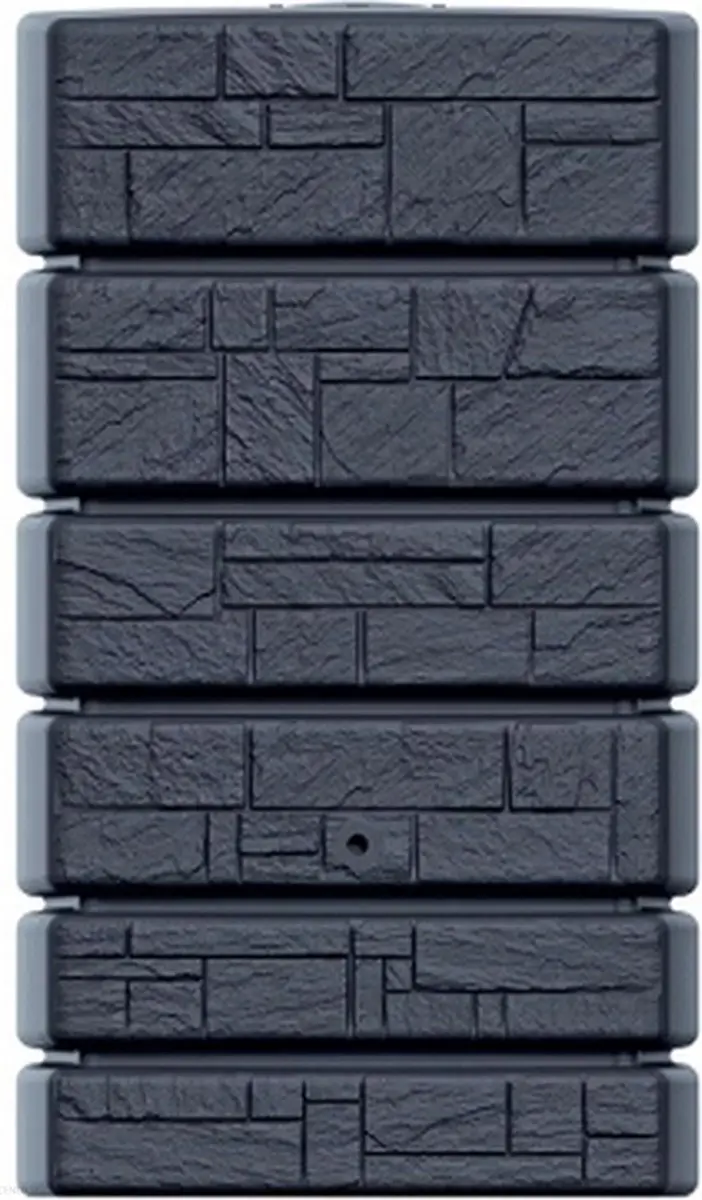 Prosperplast Regenton Stone Tower 500L - Antraciet