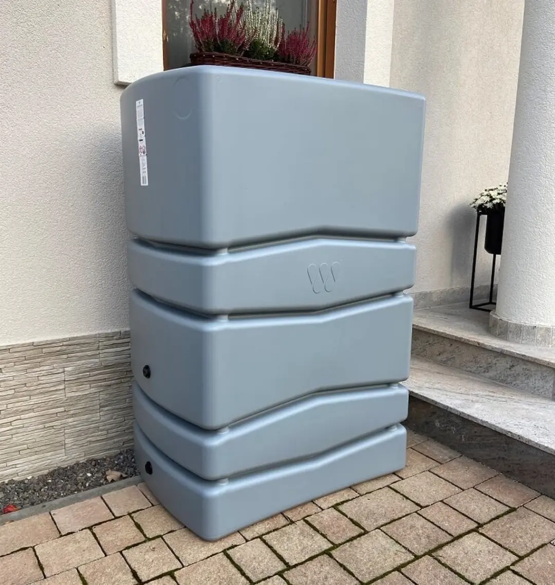 Prosperplast Aqua Tower 450L Regenton - Grijs
