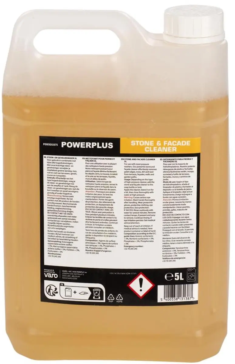 Powerplus Steen- en Gevelreiniger POWXG92075 - 5L