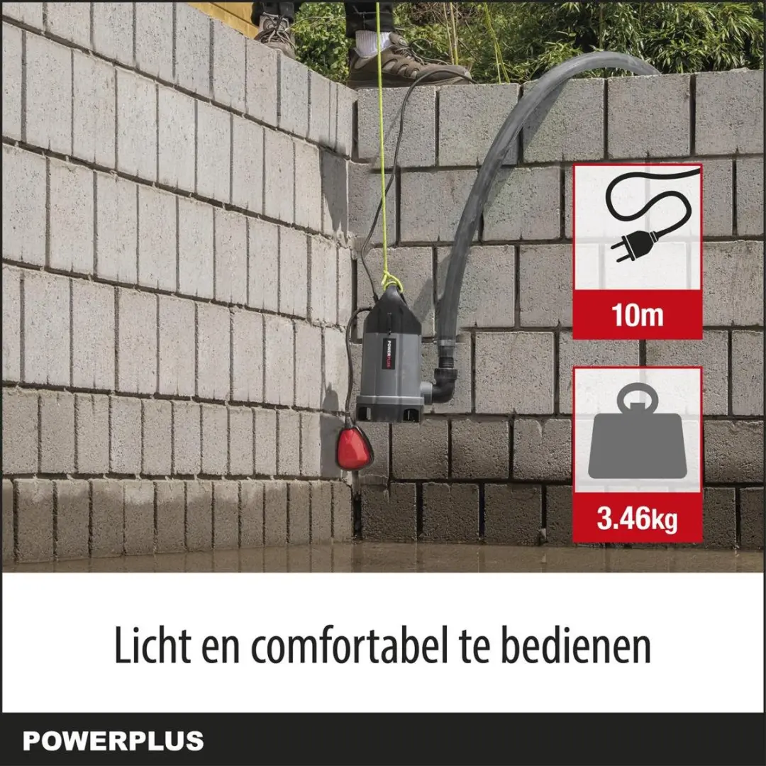 Powerplus Dompelpomp POWEW67904 400W - 7500 l/u