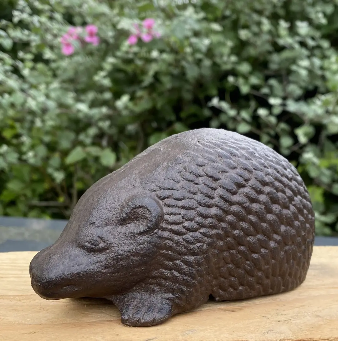 Esschert Design Gietijzeren Egel - Donkerbruin