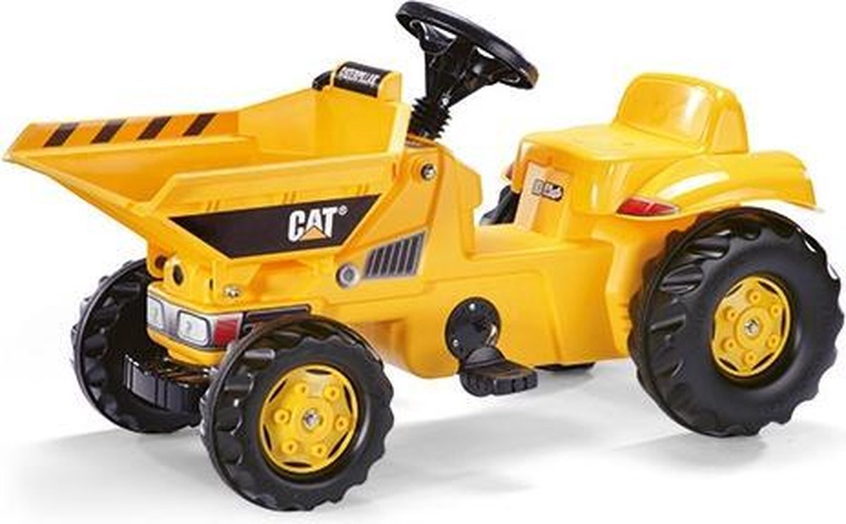 Rolly Toys RollyDumperKid CAT - Traptractor met Kiepbak