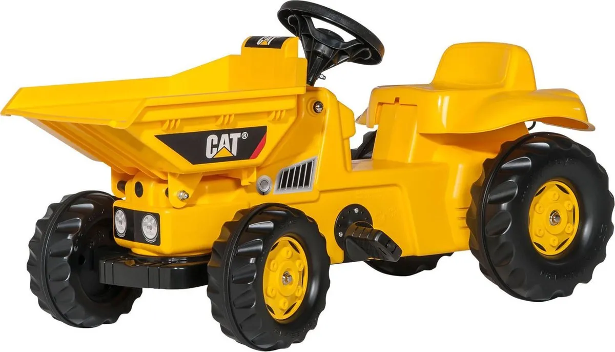 Rolly Toys RollyDumperKid CAT Traptractor - Geel