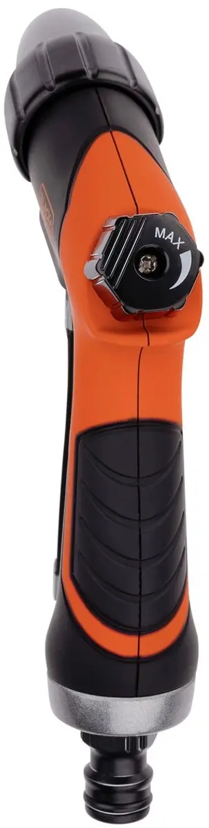 BLACK+DECKER Sproeikop voor Tuinslang - 4 standen - Zwart/Oranje - afbeelding 6 van 6