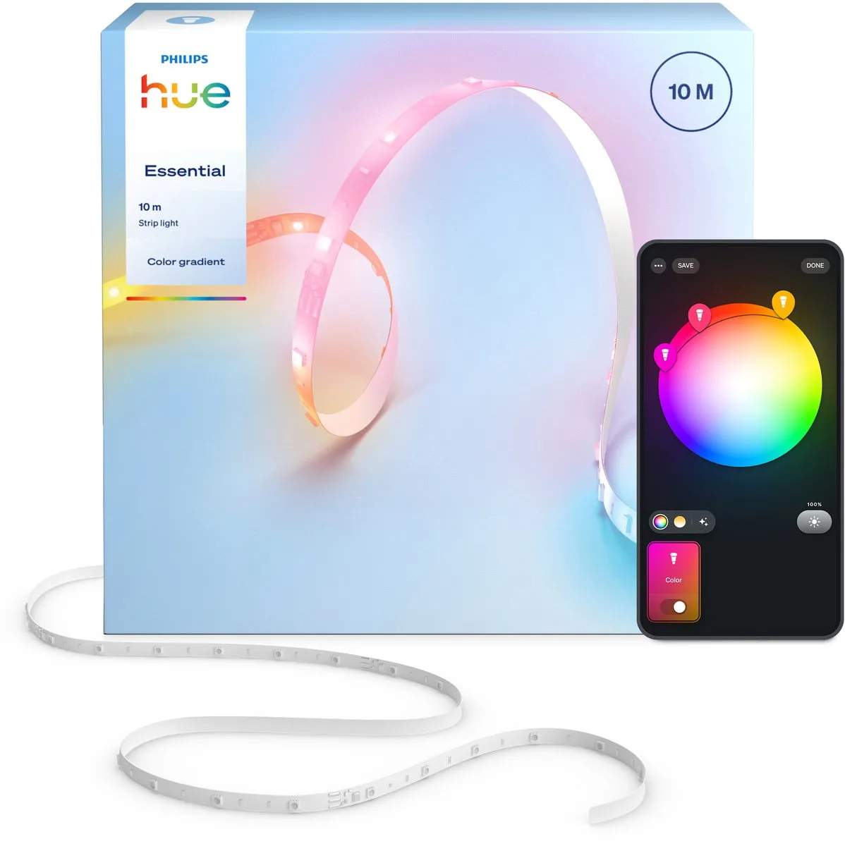 Philips Hue Essential LED Strip 10m - Wit