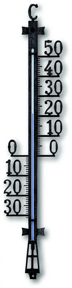 TFA Dostmann Buiten Thermometer XL - Zwart