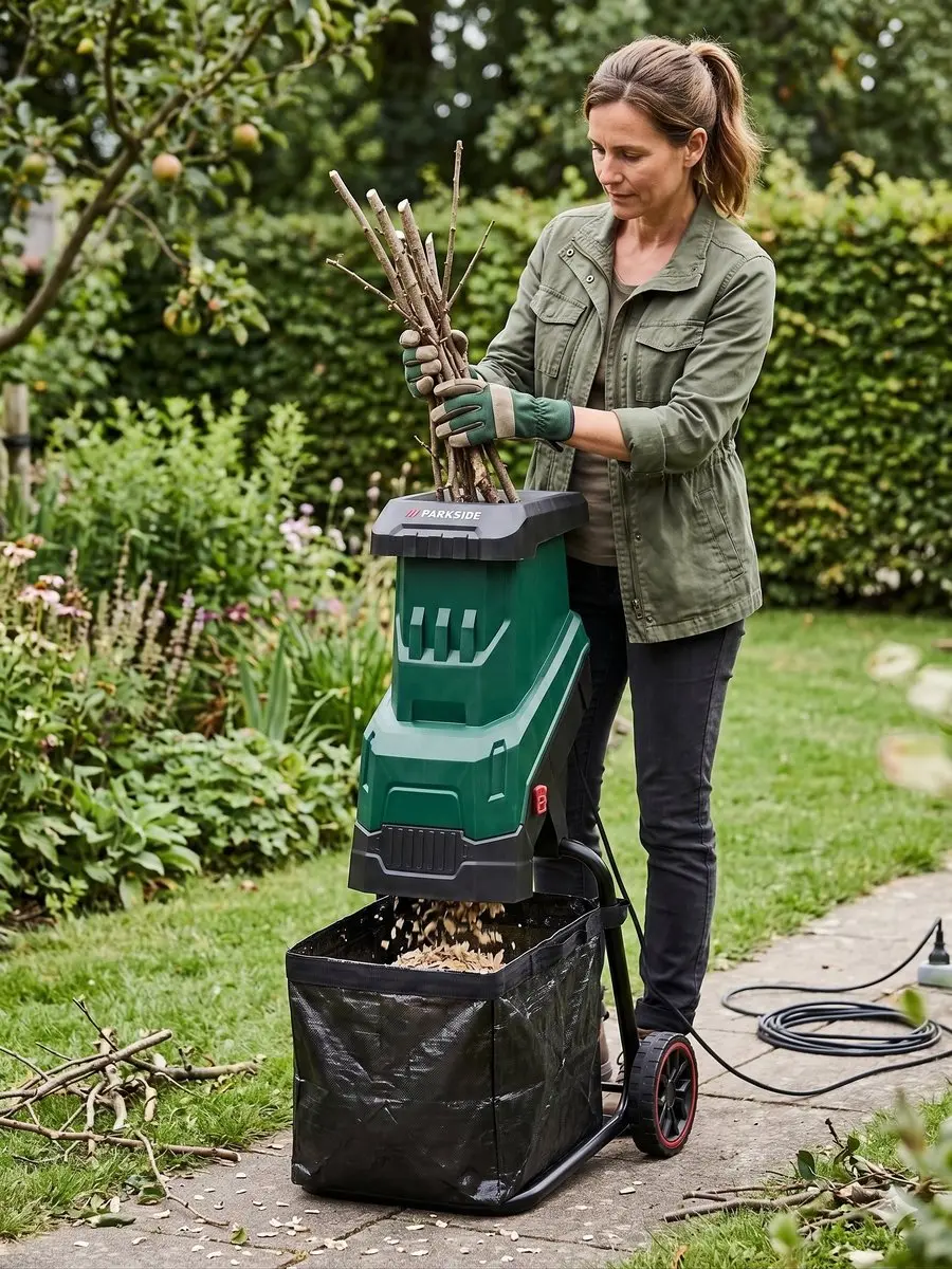 PARKSIDE Messenhakselaar 2400W - 45L Zak - 40mm Takdiameter - afbeelding 3 van 6