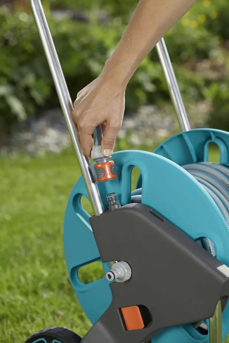 Gardena CleverRoll M Slangenwagen 20m - Blauw - afbeelding 6 van 6