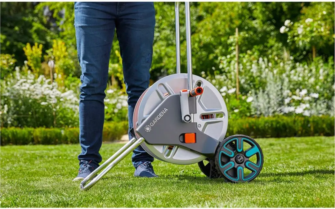 Gardena CleverRoll M Slangenwagen 60m - 13mm - Oranje/Turquoise