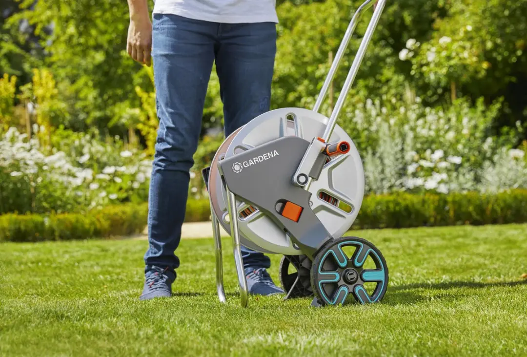 Gardena CleverRoll M Slangenwagen 60m - 13mm - Oranje/Turquoise - afbeelding 6 van 6