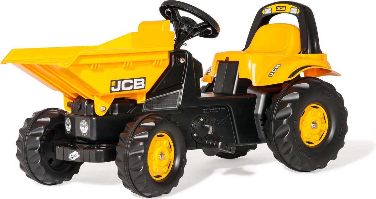 Rolly Toys RollyDumperKid JCB - Traptractor met Kiepbak