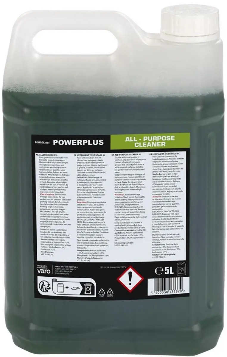 Powerplus Allesreiniger 5L - Hogedrukreiniger