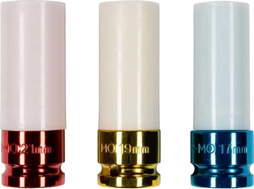 Parkside Slagschroevendraaier-adapters 17/19/21mm