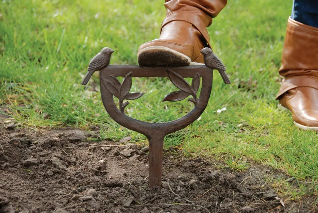 Esschert Design Voetschraper Vogels - Donkerbruin