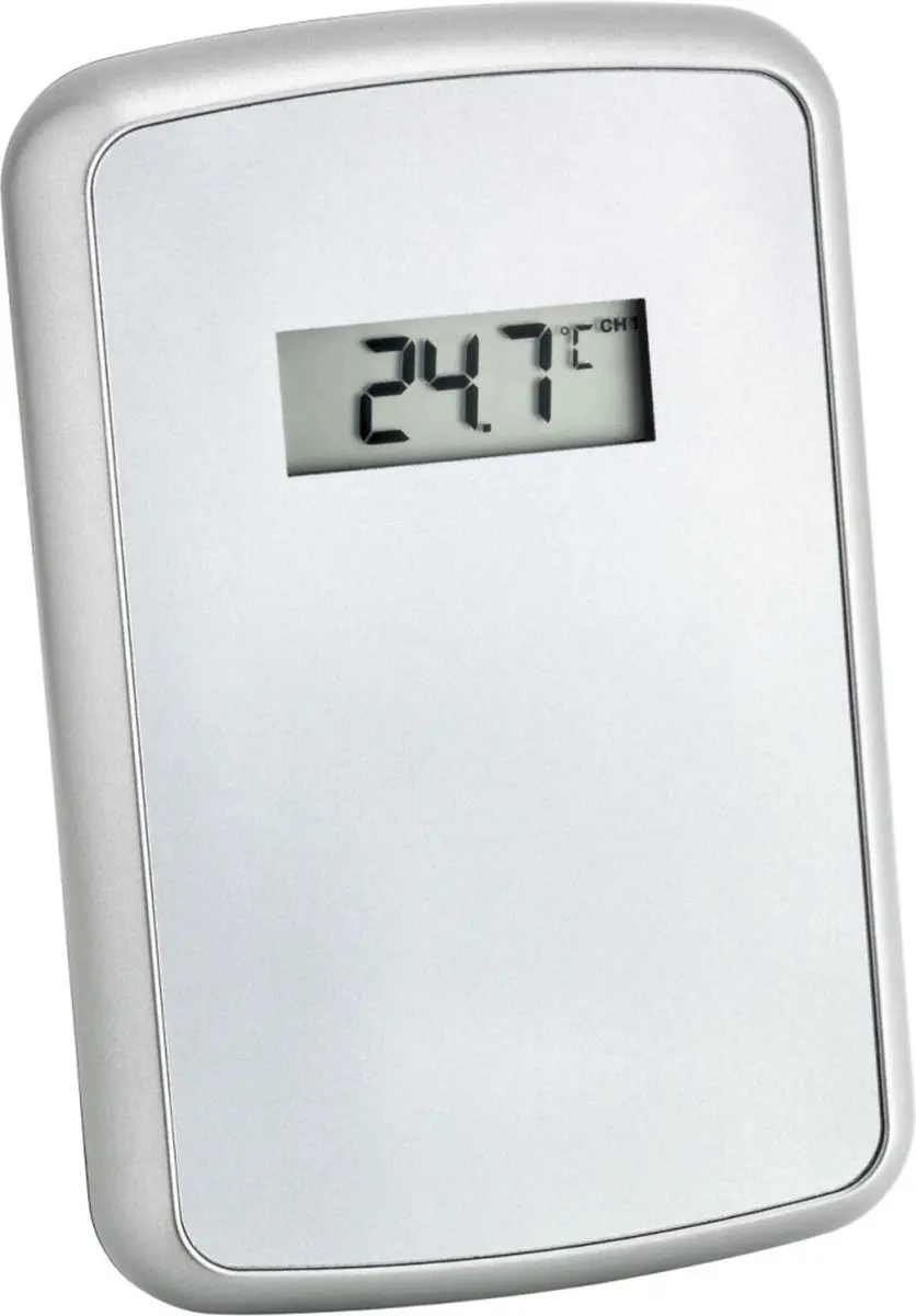 TFA Dostmann 35.1123 Horloge - Zilver