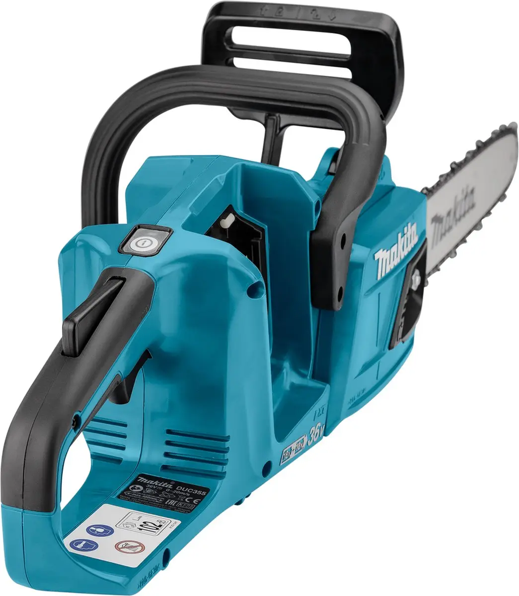 Makita DUC355PG2J Kettingzaag Set - 35cm - 2x 18V 6,0Ah - afbeelding 4 van 6