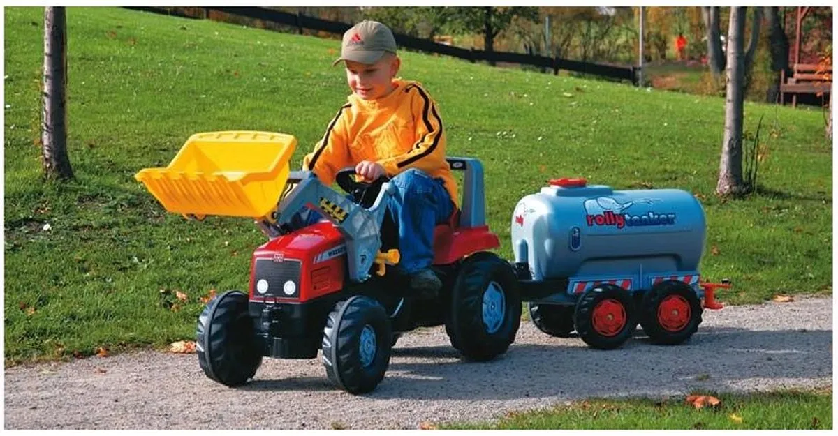 Rolly Toys Aanhanger Giertank 12 212 7 - Zilver