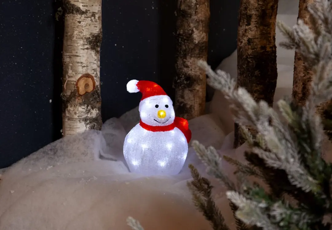Star Trading Topsy Boomtopper - 28 LED Warm Wit - 30 cm