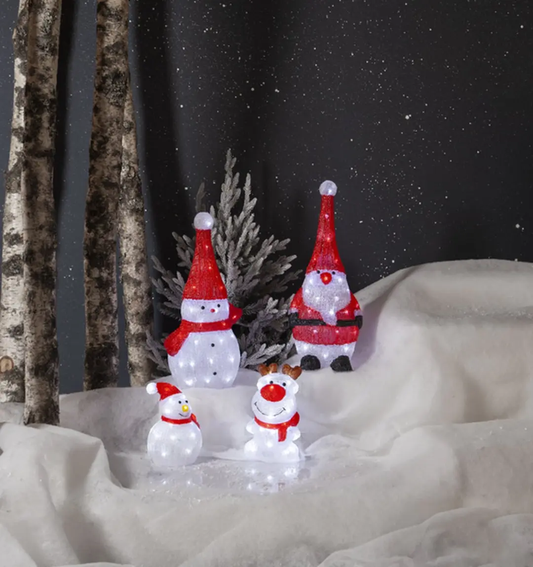 Star Trading Topsy Boomtopper - 28 LED Warm Wit - 30 cm