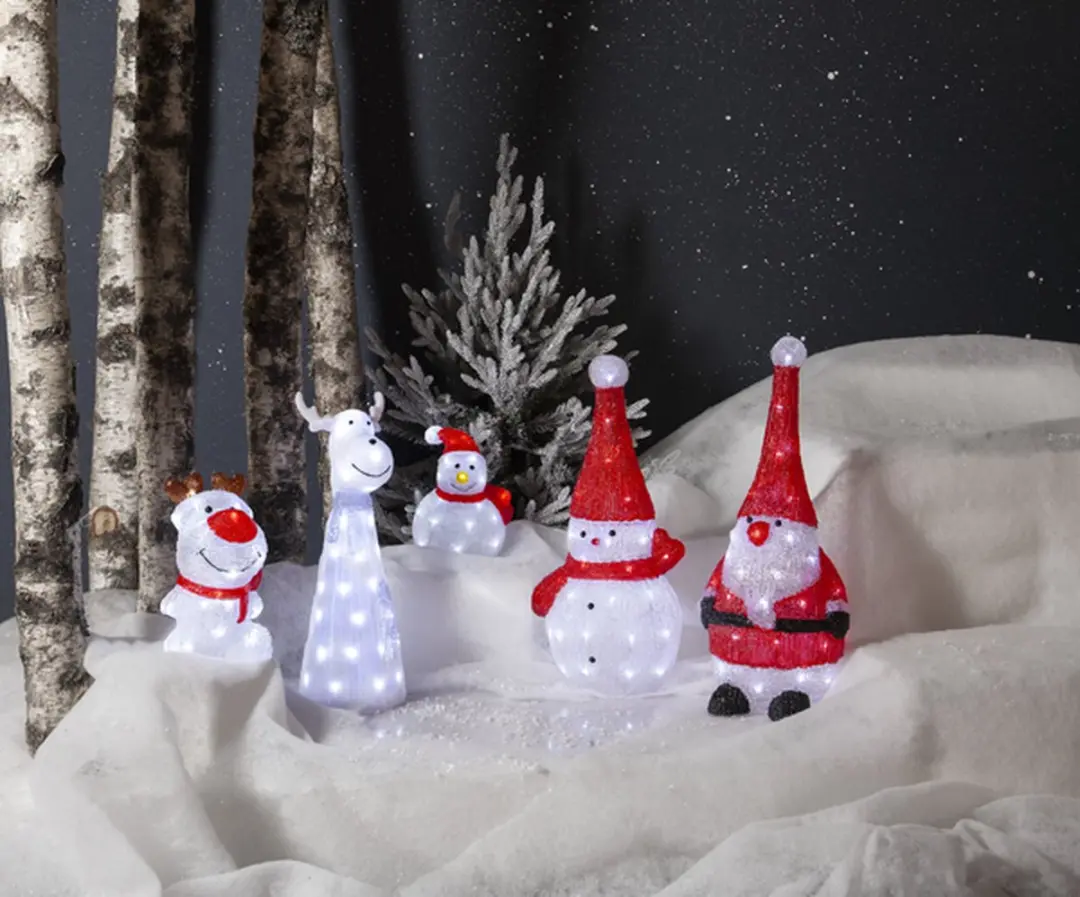 Star Trading Topsy Boomtopper - 28 LED Warm Wit - 30 cm