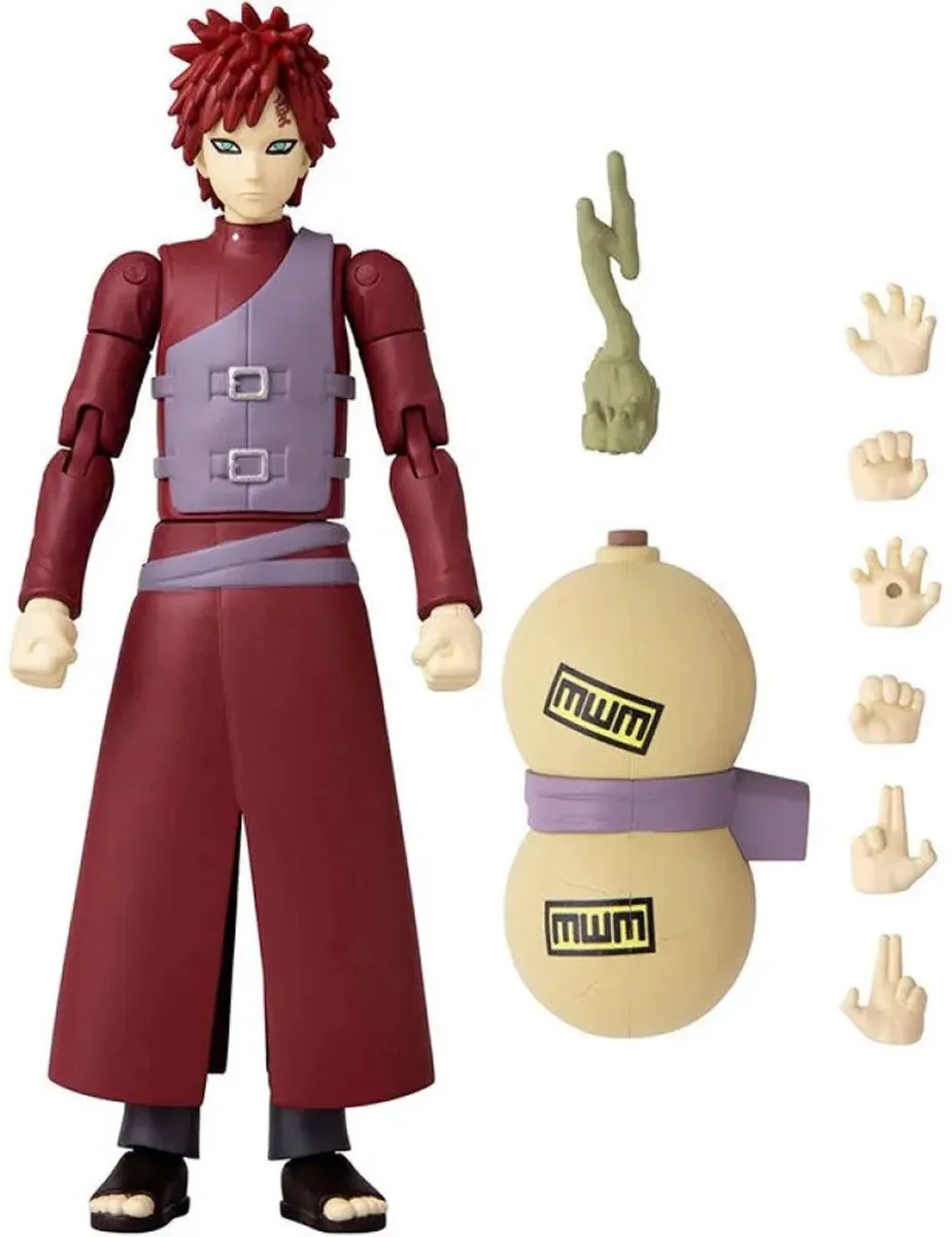 Bandai Namco Naruto Shippuden Gaara Action Figure - Multicolor