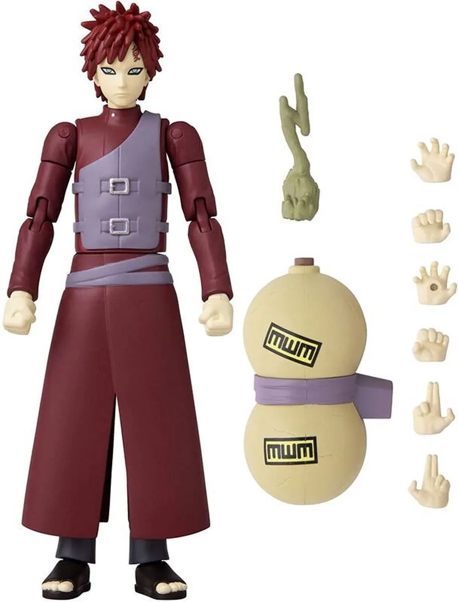 Bandai Namco Naruto Shippuden Gaara Action Figure - Multicolor