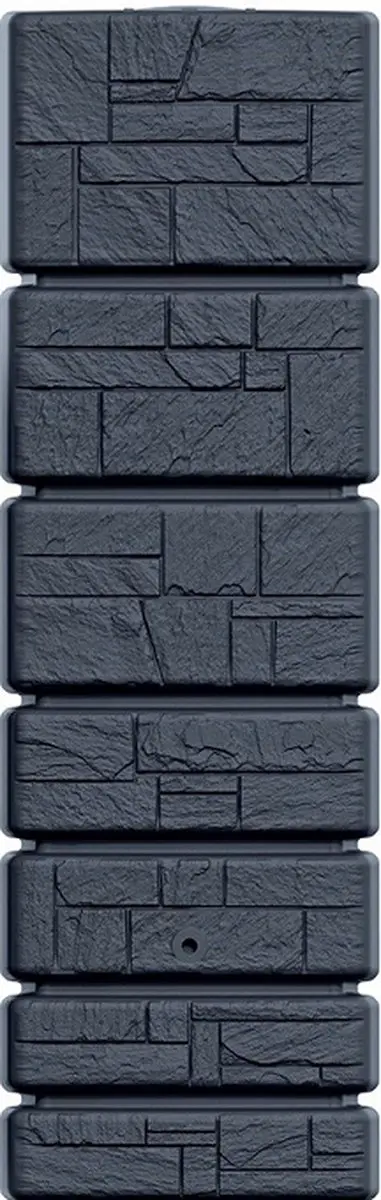 Prosperplast Regenton Stone Tower 350L - Antraciet