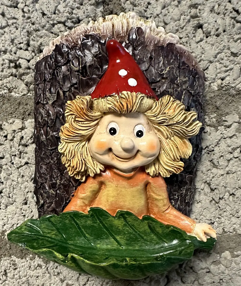 Impuls Kabouter met Voederbak Wanddecoratie