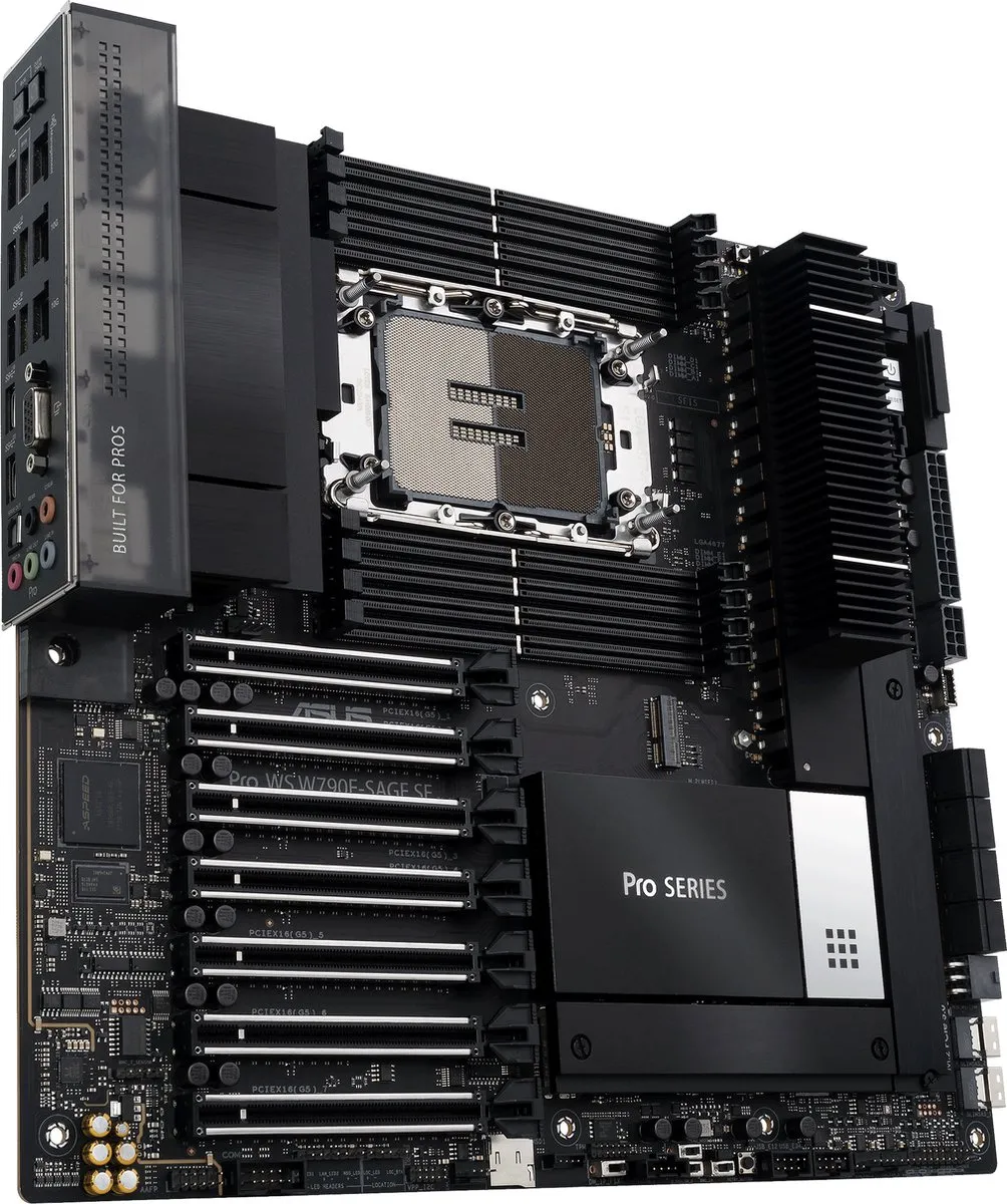 ASUS PRO WS W790E-SAGE SE Moederbord - AMD B650 - Socket LGA4677 - afbeelding 6 van 6