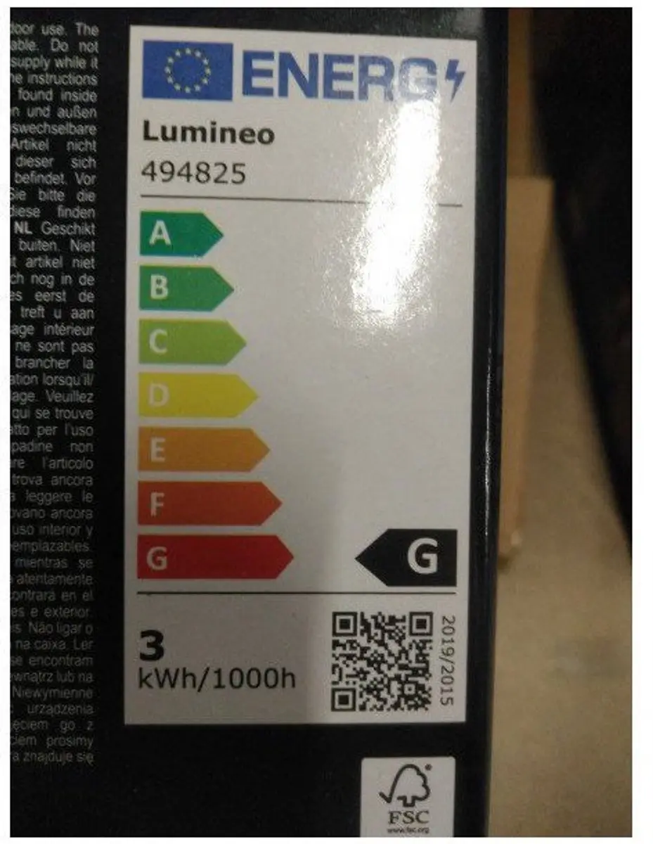 Lumineo IJspegel Kerstverlichting 7,5m - 175 LED Warm Wit - Zwart
