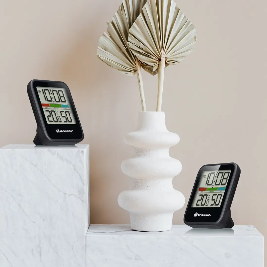 Bresser Weerstation Climate Monitor Set 3 - Thermo-/Hygrometer - Zwart