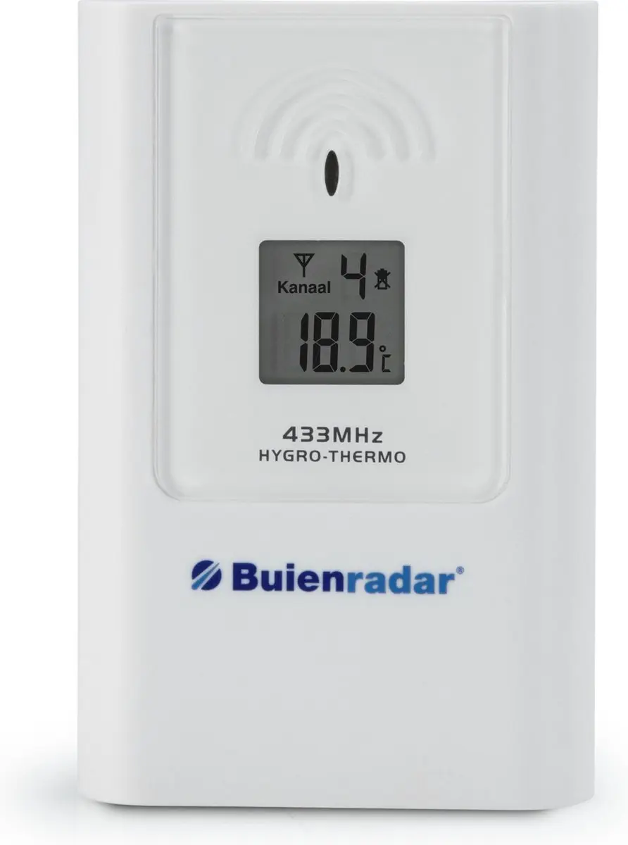 Alecto BR-600 Digitaal Weerstation - Buitensensor - Groot display - Wit