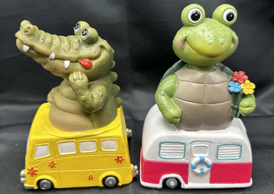 Impuls Tuin Dieren Set Krokodil Schildpad