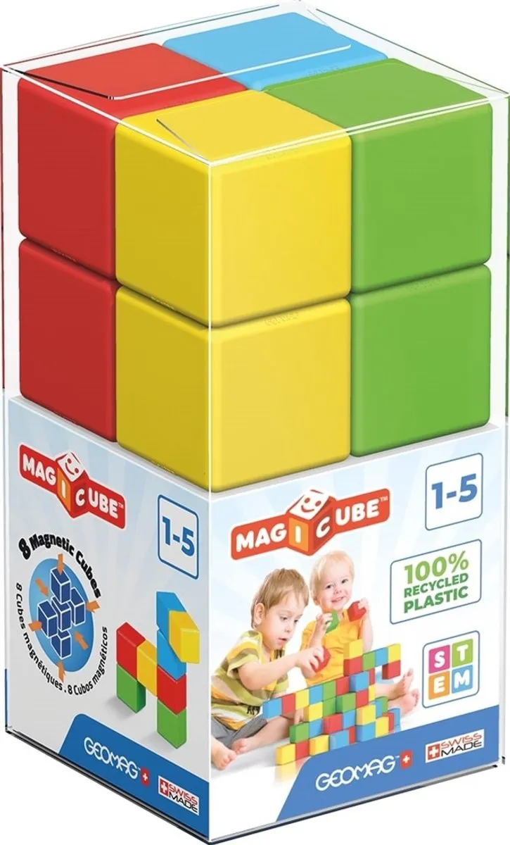 Geomag MagiCube Green Line GEO-054 Magnetische Bouwblokken