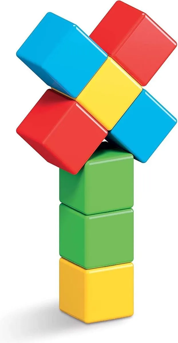 Geomag MagiCube Green Line GEO-054 Magnetische Bouwblokken - 8 Stuks - Multicolor