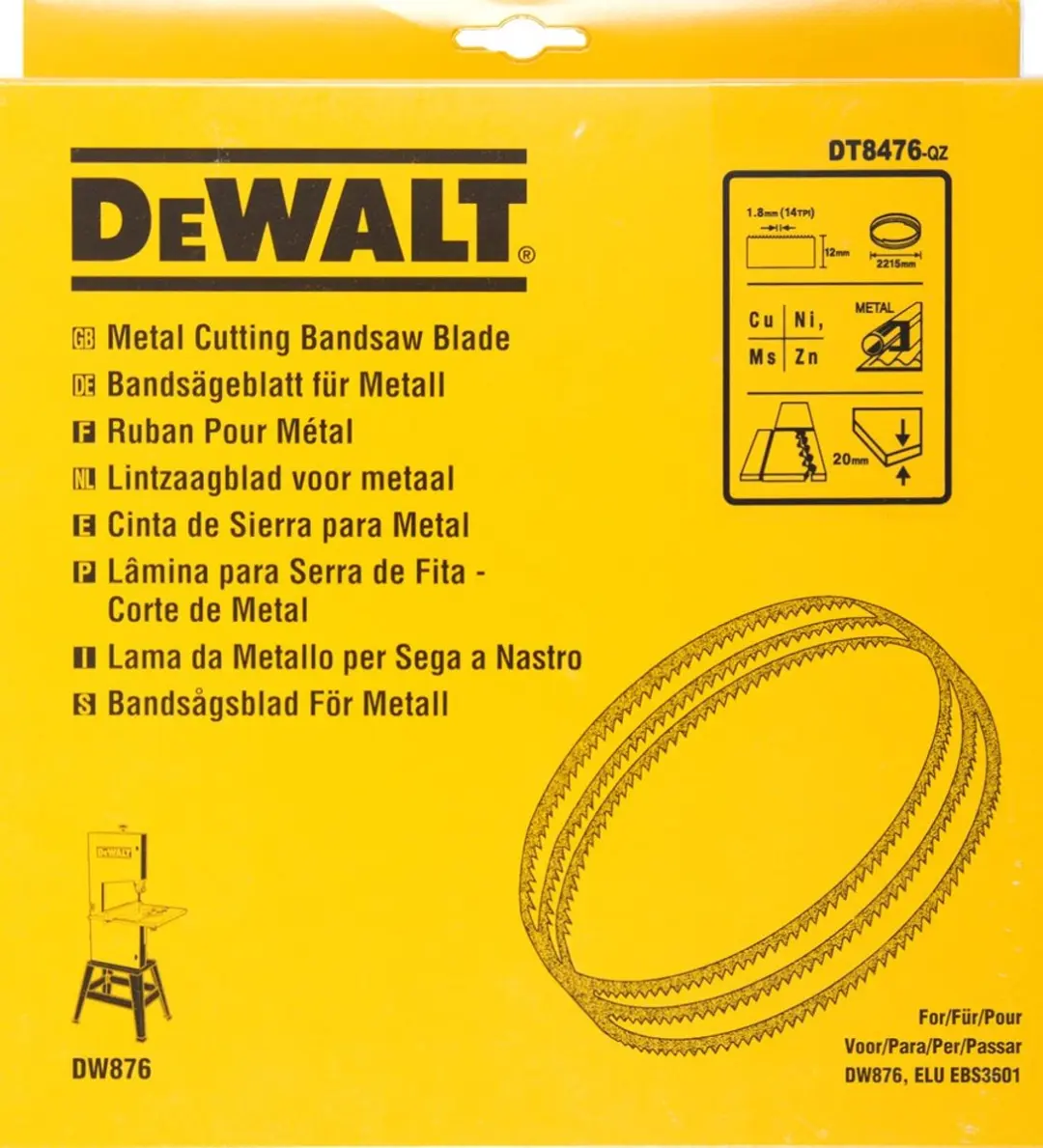 DeWALT DT8476 Lintzaagblad DEW-DT8476-QZ