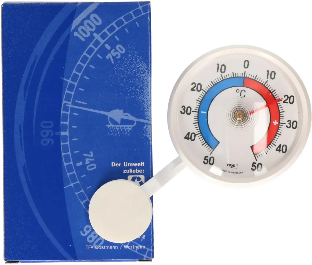 TFA Dostmann Raamthermometer Wit 7x12cm