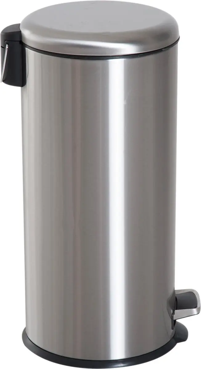 Homcom Pedaalemmer 30L - Zilver/Zwart
