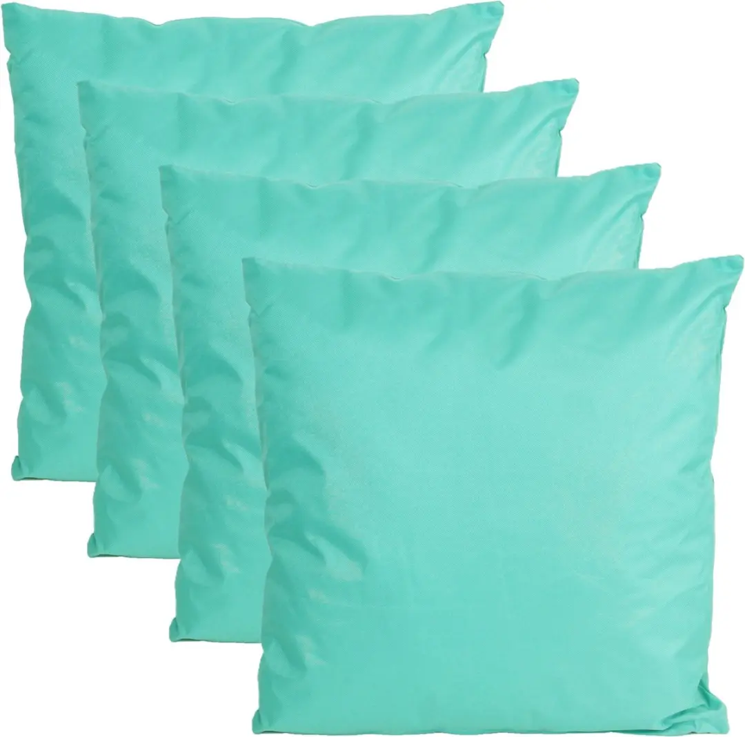 Anna's Collection Buitenkussens Aqua Blauw 60x60cm