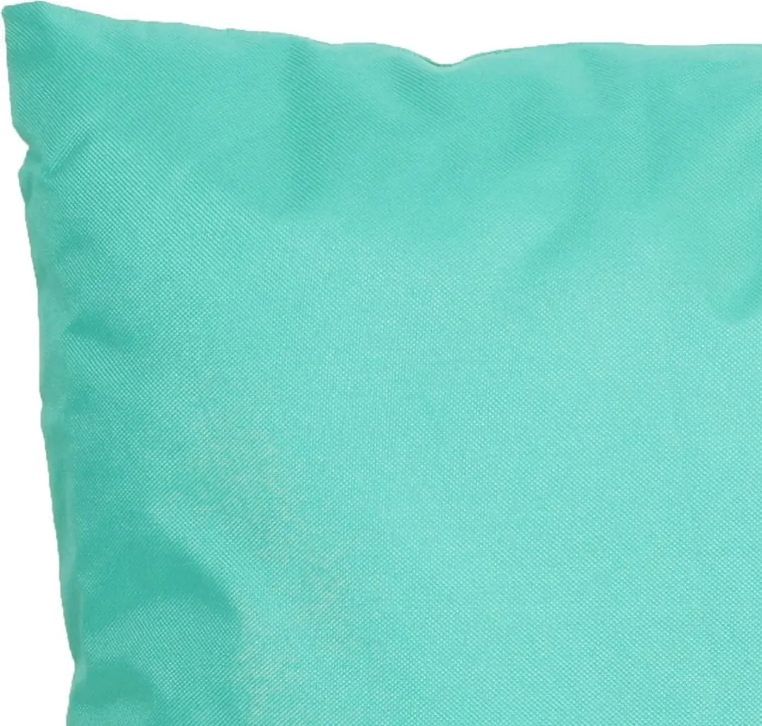 Anna's Collection Buitenkussens Aqua Blauw 60x60cm - 4 Stuks