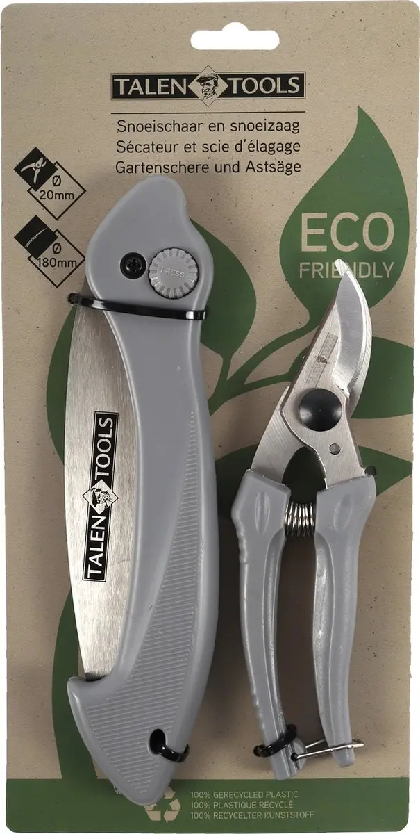 Talen Tools Snoeiset - Snoeischaar & Zaag - 180mm