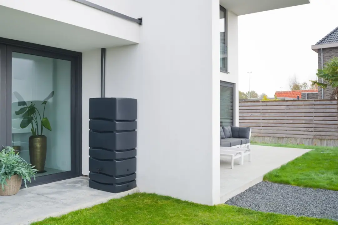 Nature Regentank 650L - Antraciet - Zuilmodel