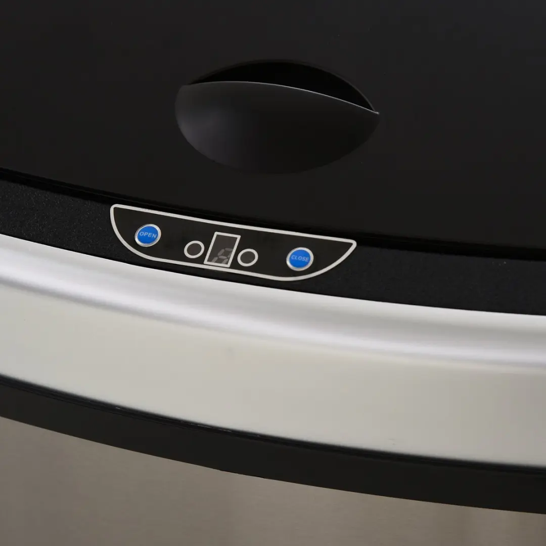Homcom Automatische Vuilnisbak 48L - Sensor - Zilver