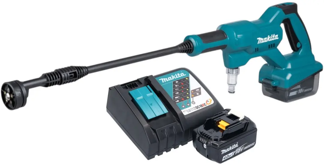 Makita DHW 180 RM1 Accudrukreiniger 18V 24 bar