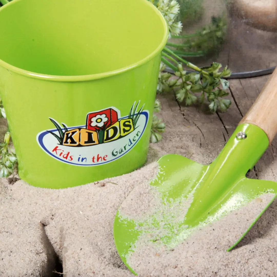 Esschert Design Kinderschort met Tuingereedschap - Groen