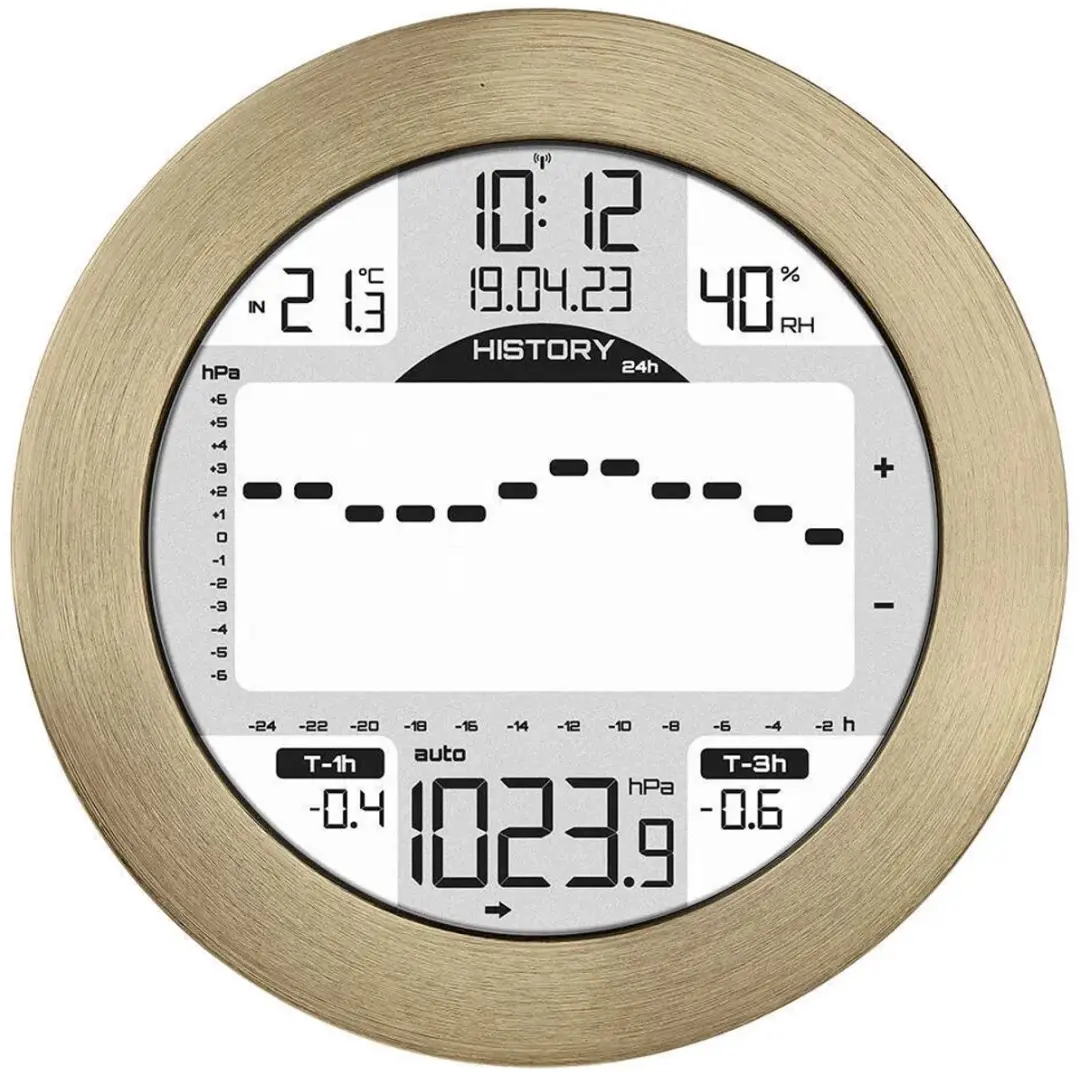 TFA Dostmann METEOMAR 35.1124 Digitaal Weerstation - 3 Sensoren - Goud - afbeelding 6 van 6