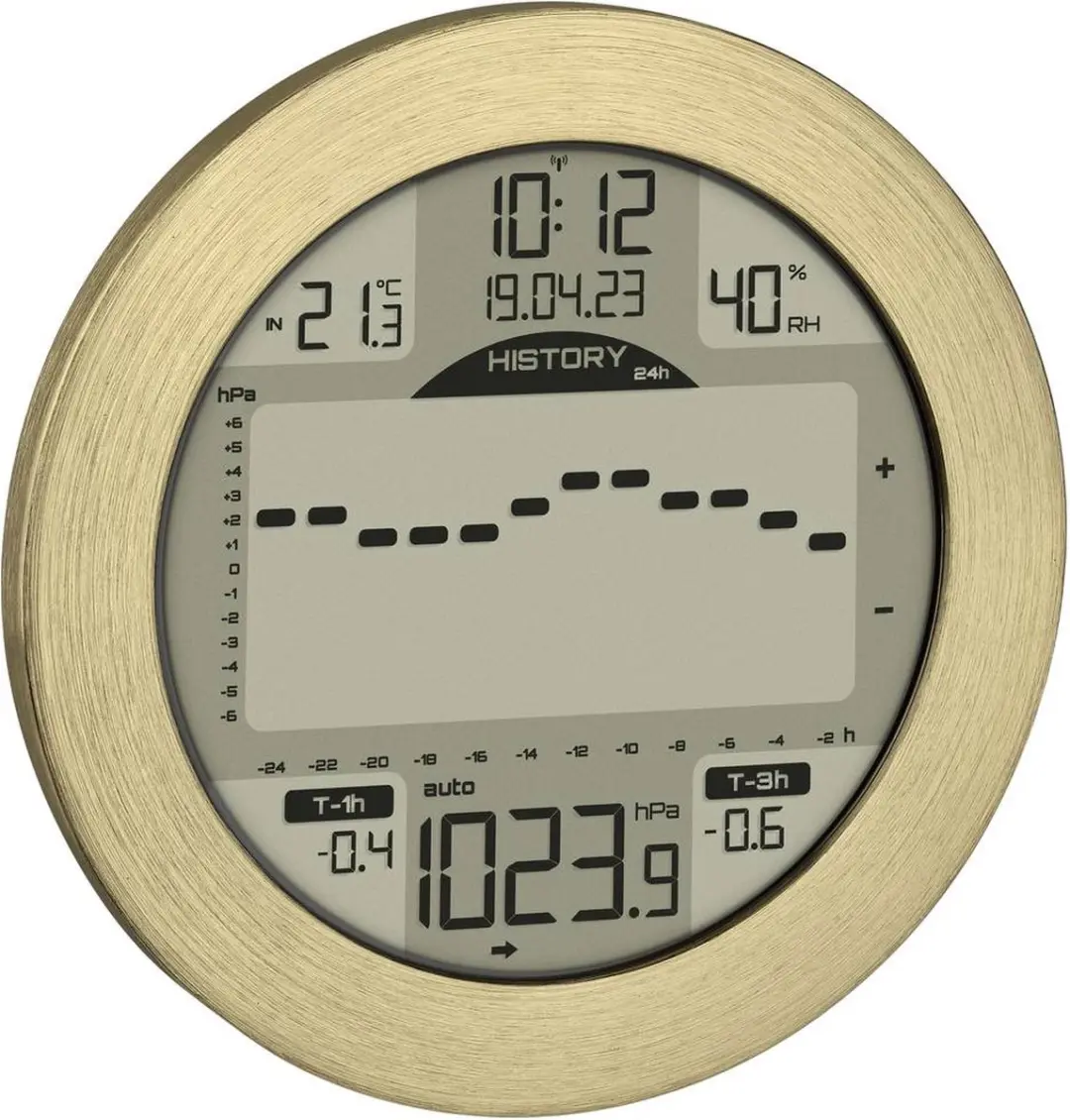 TFA Dostmann METEOMAR 35.1124 Digitaal Weerstation - 3 Sensoren - Goud