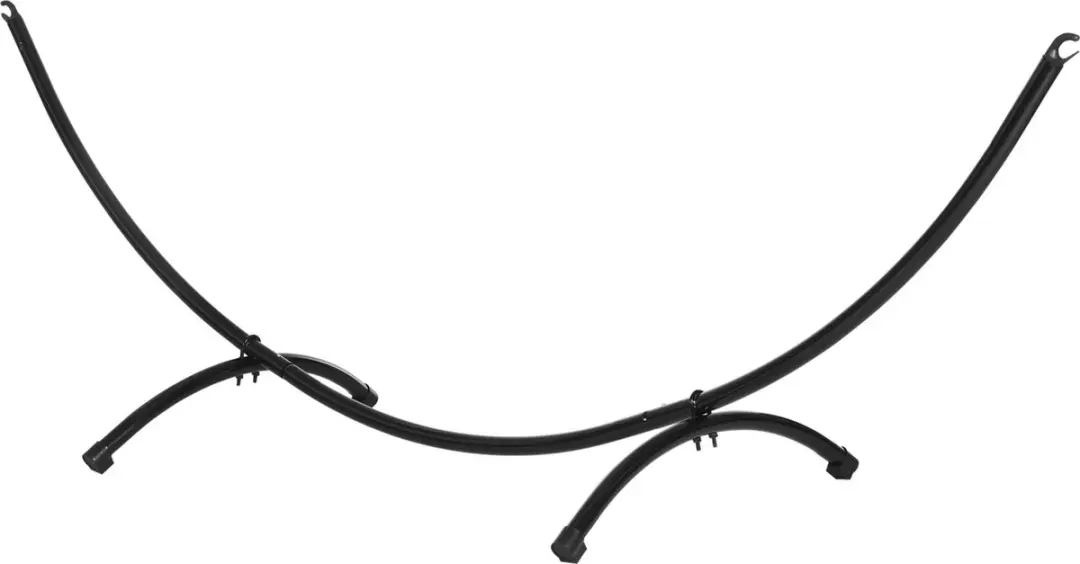 Outsunny Hangmatstandaard - 120 kg - Zwart