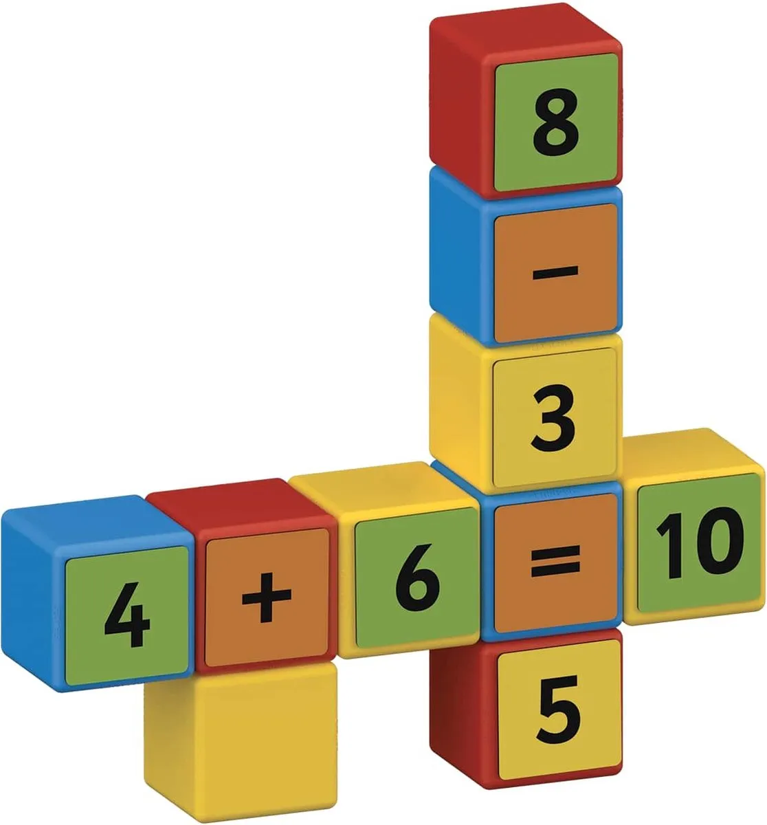 Geomag Magicube Math Building 61 Stuks - Rood/Geel/Blauw - afbeelding 6 van 6