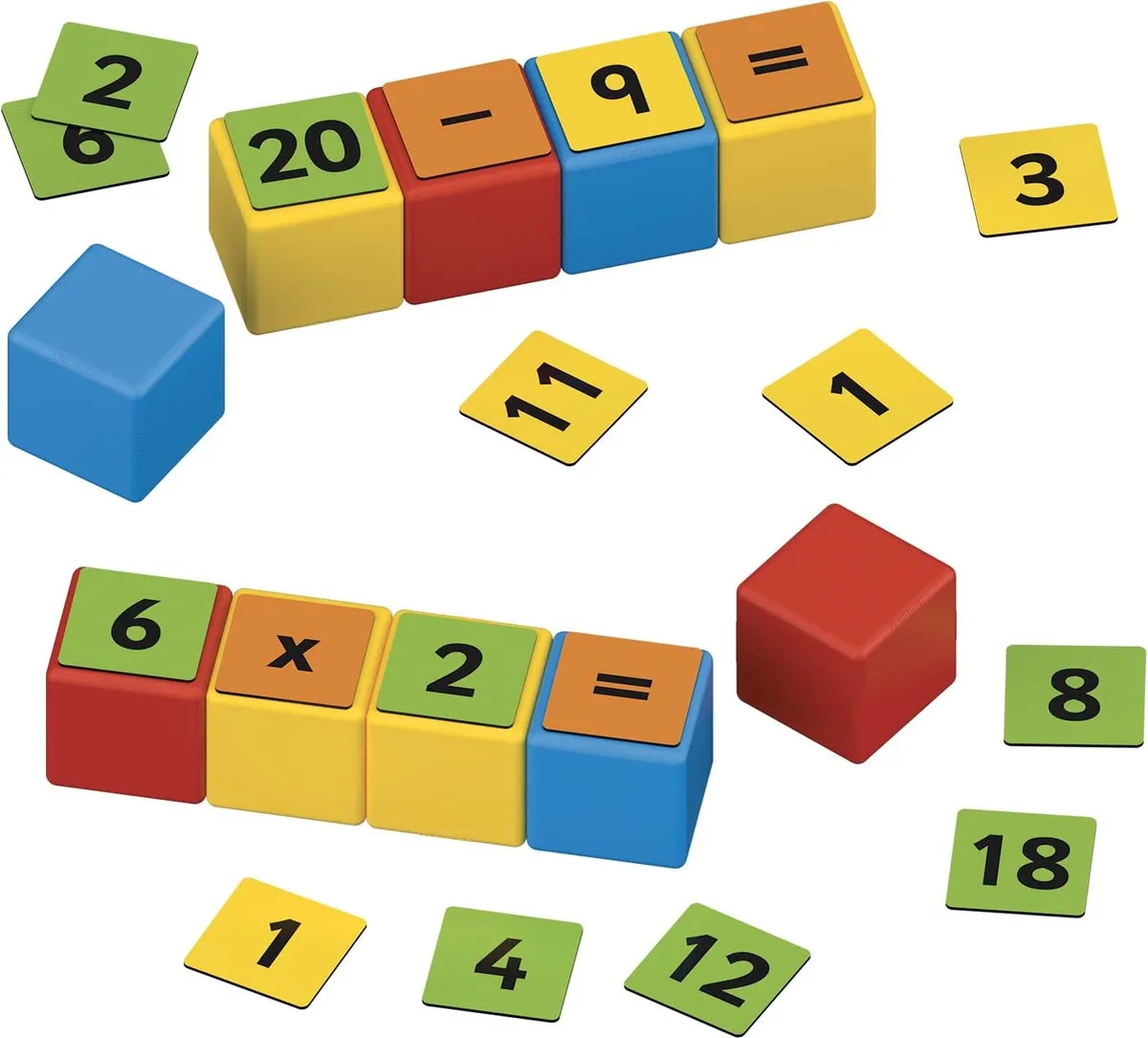 Geomag Magicube Math Building 61 Stuks - Rood/Geel/Blauw